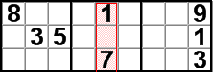 Missing digit scan illustration